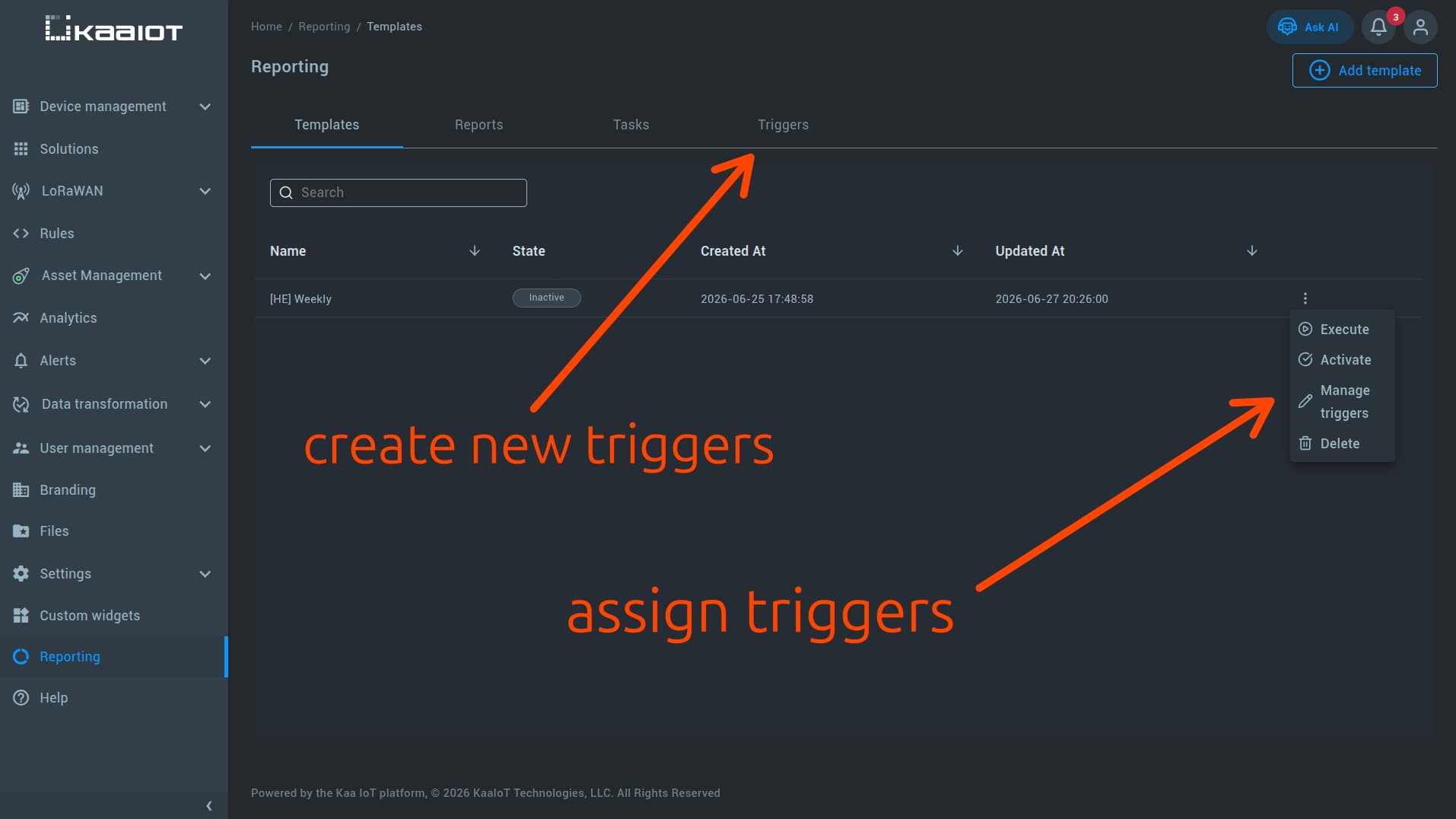 triggers