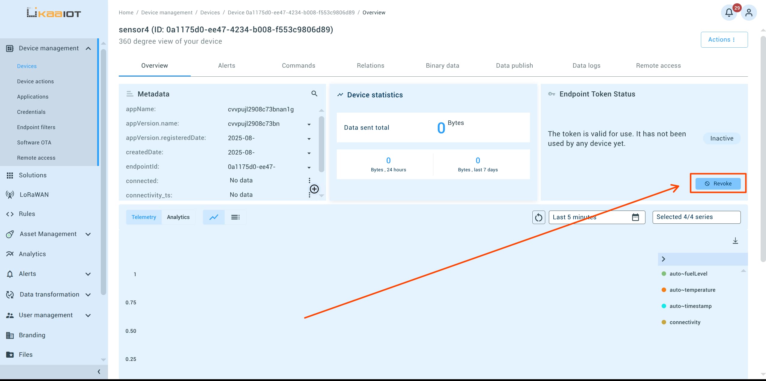 Endpoint Token Revoke