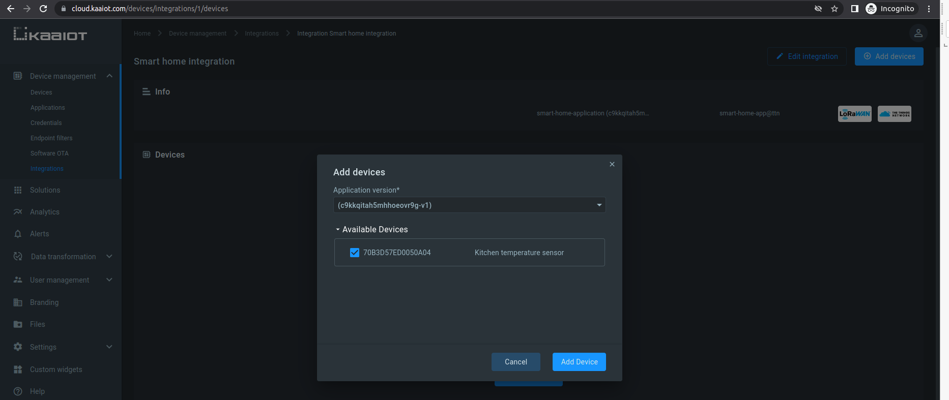 Device mapping creation