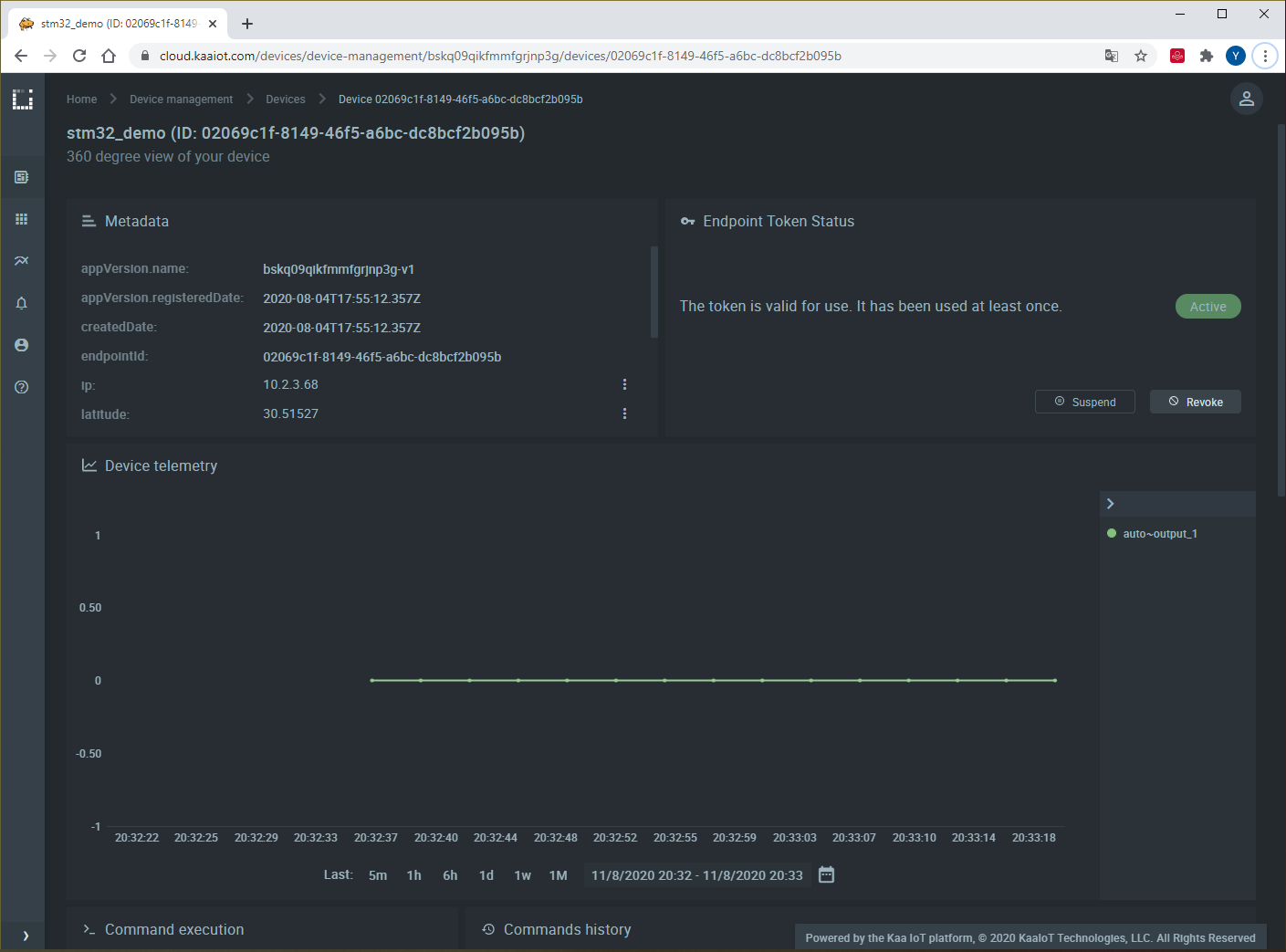 Device telemetry data