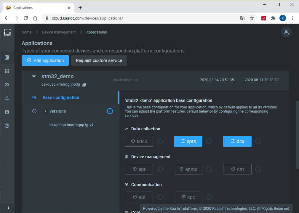 Edit EPTS configuration