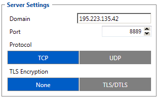 Configure server settings