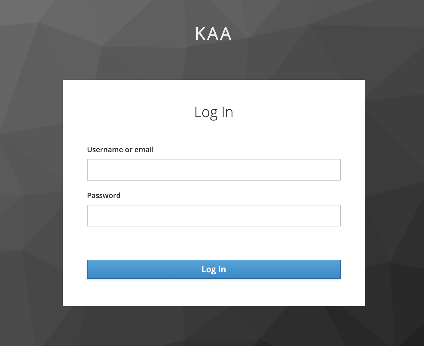 Keycloak login page