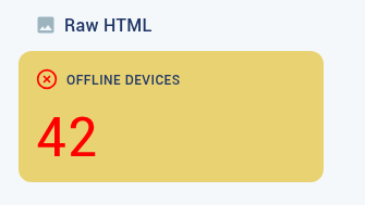 kaa-metric-card with CSS overrides
