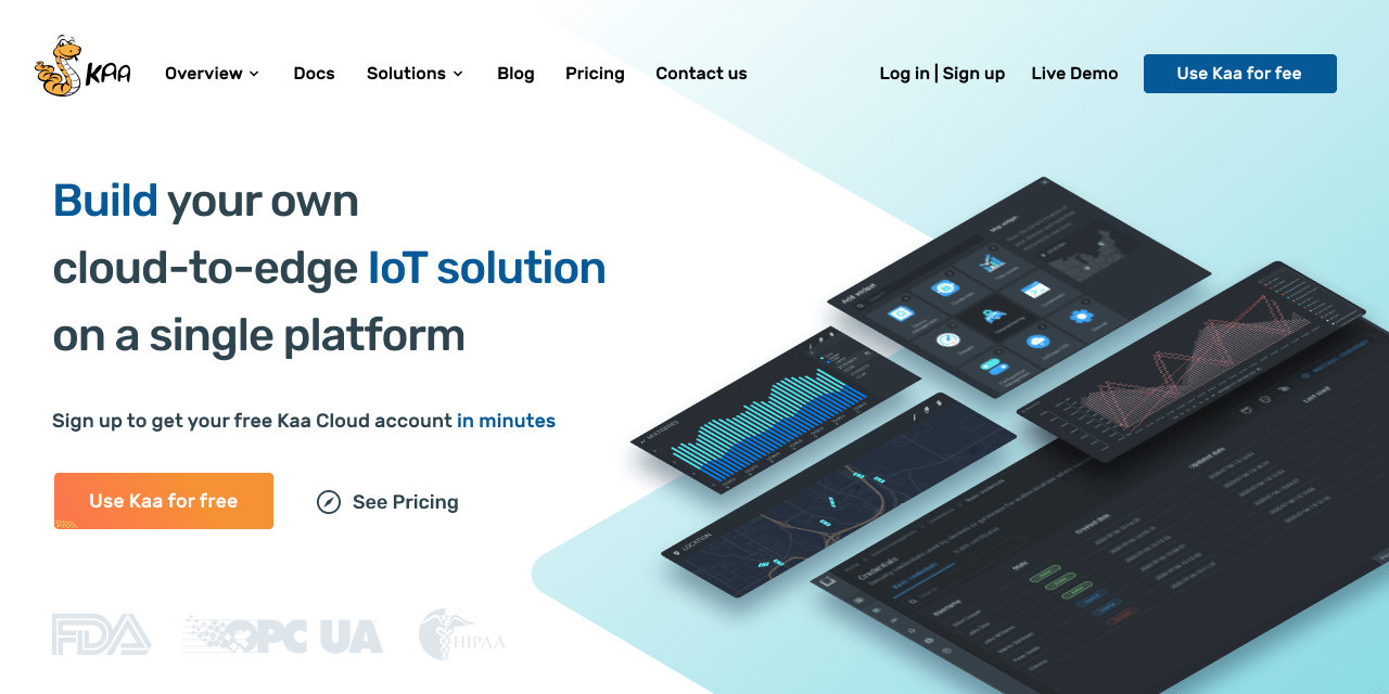 ➤ Enterprise IoT Platform with Free Plan  Kaa