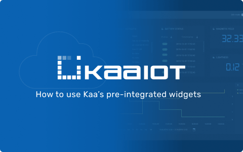 How to use Kaa’s pre-integrated widgets