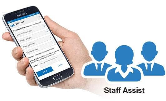 Staff assist mobile app