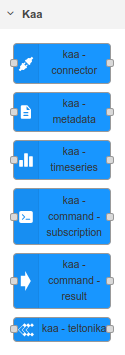 Connection Node-RED to Kaa